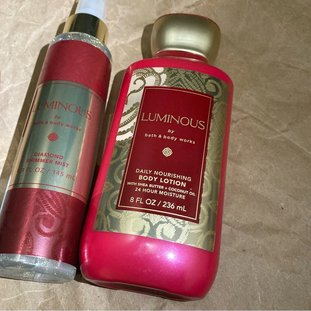 3 x Bath and body works luminous